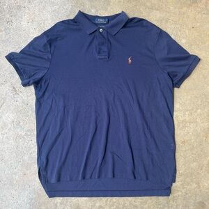 Polo Ralph Lauren Pima Soft Touch Blue muscle Polo